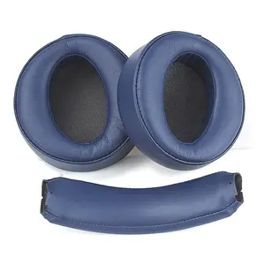 מכירה לוהטת החלפת אוזניות סרט תואם עבור sony MDR-XB950BT XB950N1 XB950B1 XB950AP אוזניות (אדום)