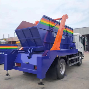 Dongfeng 10CBMスイングアームごみ収集車 | ディーゼル式リフューズコレクター | 市営廃棄物管理のための手動スキップローダー - Product Image 6