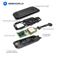 SEEWORLD, el Dispositivo de Rastreo GPS Más Pequeño con Software de Rastreo IMEI Móvil, Sensor de Combustible para Automóvil