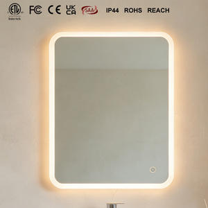 Nouvelle Lampe <span class=keywords><strong>Miroir</strong></span> Minimaliste NewThingLine, <span class=keywords><strong>Miroir</strong></span> <span class=keywords><strong>de</strong></span> <span class=keywords><strong>Salle</strong></span> <span class=keywords><strong>de</strong></span> <span class=keywords><strong>Bain</strong></span> LED 80x60cm <span class=keywords><strong>avec</strong></span> Écran Tactile, Intensité Variable, IP44, Anti-buée, Changement <span class=keywords><strong>de</strong></span> Température <span class=keywords><strong>de</strong></span> Couleur (CCT) - Product Image 1