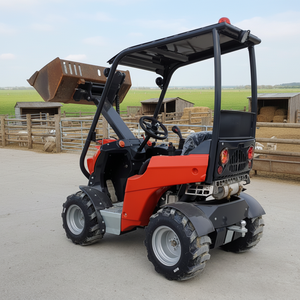 Mini Cargadora <span class=keywords><strong>de</strong></span> Ruedas Hidrostática HAIJU H140, Capacidad 350 kg, con Motor <span class=keywords><strong>de</strong></span> Gasolina LONCIN, Velocidad 20 km/h, para Uso Agrícola y <span class=keywords><strong>de</strong></span> Jardín, Gran Venta - Product Image 5