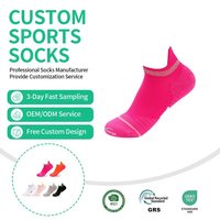 Chaussettes de sport personnalisées pour la course à pied, en nylon, séchage rapide, respirantes, chaussettes de course athlétiques pour adultes