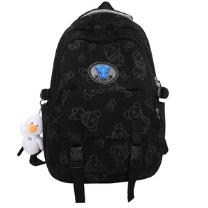 Cute Animal Print Backpack For Girls School Education 18 In With Zipper Pocket Summer 2023 - Product Image 5