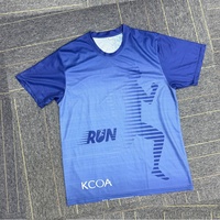 T-shirt de sport respirant à séchage rapide, personnalisable par sublimation, pour équipes, impression par transfert thermique, t-shirts de course