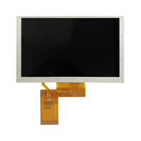 Layar Modul LCD TFT IPS 5 Inci 800*480 1000cd/m2 RGB 24Bit 40Pin Tahan Sinar Matahari, Layar LCD yang Dapat Dibaca di Bawah Sinar Matahari, Panel Sentuh Kapasitif Opsional