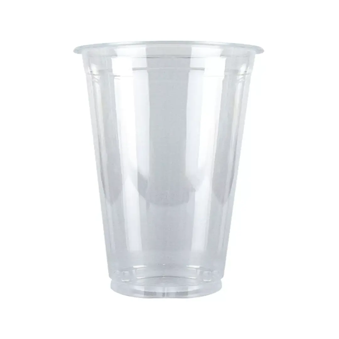 ボバティーおよびコーヒー用の95mm食品グレードPP使い捨てプラスチックカップ