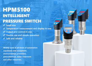 Controlador de Presión HIGHJOIN SS304 IP65 con Conexión de Abrazadera Roscada, Interruptor de Presión LED 4-20mA NPN con Relé para Control Industrial - Product Image 5