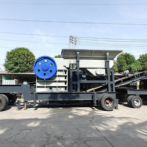 Động Cơ Diesel Xách Tay Quặng Đá Máy Nghiền Nhỏ Điện Thoại Di Động Máy Nghiền Hàm Máy Fro Bán - Product Image 3