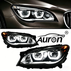 Pour Série 7 09-14 pour F01 F02, modification de phare 12V, ensemble de phares de voiture 740i 730i 735i, 6000K 6000 Lumens - Product Image 1