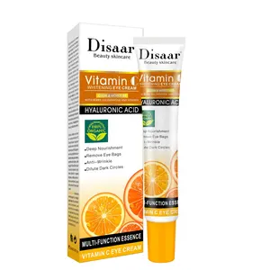 Disaar peptíodo removedor de olheiras, creme para os olhos antirrugas com vitamina c