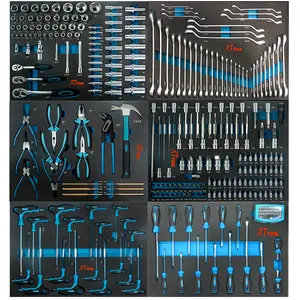 1/4 "En 1/2" Socket Set In Spons Eva Foam Modulaire Voor Tool Kabinet Gebruik