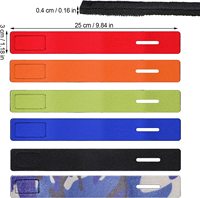 Sangles de canne à pêche extensibles personnalisées Cravates de canne à pêche moulinet Sangle de paquet de pêche Accessoires de pêche
