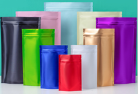 Mylar Aluminium Couleur Feuille Sac D'emballage Stand up Pouch Paquet Sac pour Nourriture