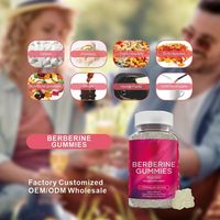 Gummies de Berbérine HDK 1500mg OEM ODM – Soutien Glycémique, Détox Hépatique, Santé Intestinale et Immunitaire – Marque Privée, Vente en Gros, Complément Alimentaire