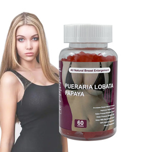 Gomitas Naturales para el Aumento de Senos, Marca Privada, Suplementos Herbales Sin Azúcar con Pueraria Lobata y Enzimas de Papaya - Product Image 1