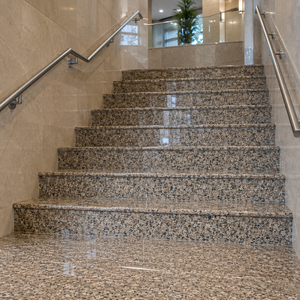 UNION G636V Polished Cut-To-Size <b>Granite</b> Slab Brown Speckled Modern Stone for Countertop Building Facade - Product Image 2