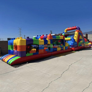 GMY <span class=keywords><strong>Inflables</strong></span> Juego Tema Carrera <span class=keywords><strong>de</strong></span> obstáculos inflable Castels <span class=keywords><strong>de</strong></span> salto al aire libre y obstáculo para niños - Product Image 6