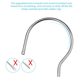 Clothes <b>Hangers</b> 50 Pack Wire Coat <b>Hangers</b> Stainless Steel Non Slip Heavy Duty Clothing <b>Hangers</b> - Product Image 6