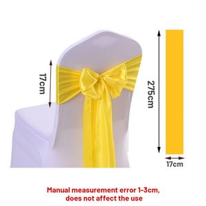2026 <b>Blush</b> Pink Chair Sashes Exquisite Gold Tie Back Spandex Bow Sashes for Wedding Chair - Product Image 2