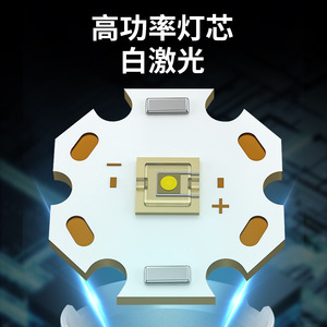 Aluminum Alloy Flashlight Rechargeable Battery Led Zoomable Outdoor Use With <b>Dimmer</b> Function - Product Image 4