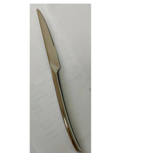 Ensemble de couverts en acier inoxydable couleur or DF401, fourchettes à huîtres modèle C, couteau à steak, cuillère à dessert, cuillère à thé modèle C, spatule à gâteau - Product Image 6