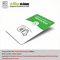 Carte NFC RFID PVC personnalisable en gros avec puce QR Code pour cartes de visite, usage hôtelier, paiement et réseaux sociaux
