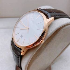Montre mécanique pour homme Noble VC 85180, boîtier en acier inoxydable 316, bracelet en cuir de crocodile, mouvement ultra-fin, style business décontracté - Product Image 4