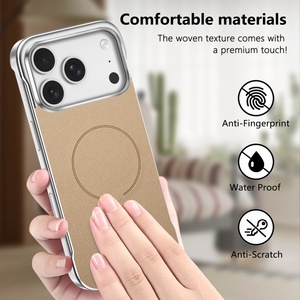 เคสโทรศัพท์แม่เหล็กผ้าคุณภาพสูงสำหรับ iPhone 18 12 13 17 Pro Max 14 15 16 Plus 17 Air  บางเฉียบไร้ขอบ ป้องกันแรงกระแทก - Product Image 2