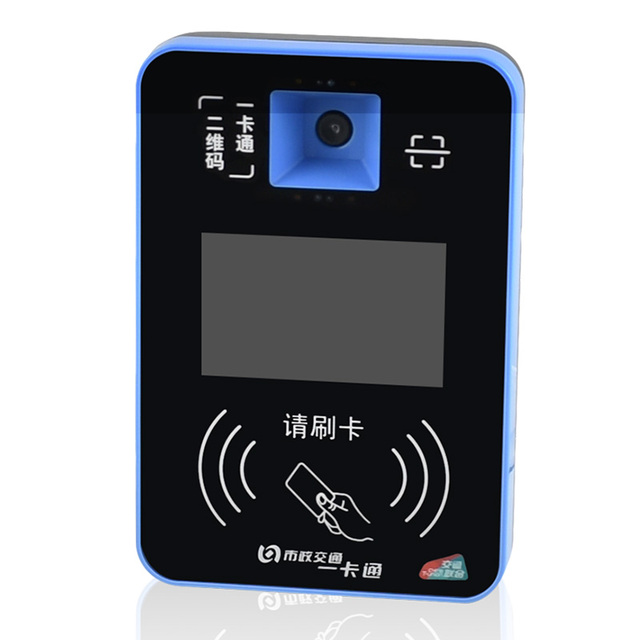 Bus Ticket Reader Automatic Fare Collection System with 5-inch TFT Display Wi-Fi/Zigbee up 5m Reading Distance for Bus Payment