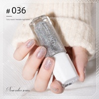 KUDAN 20Y Vernis à ongles à paillettes tendance, pelable à l'eau, séchage rapide, sans odeur, CPNP HALAL ISO22716, OEM, vente en gros, faible MOQ