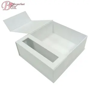 Wholesale Cardboard Packaging Box File Book Shaped gift box folding hail window paper box