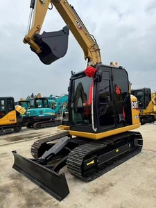 Excavatrice sur chenilles Caterpillar 307E2 d'occasion, 7 tonnes, fabrication japonaise, compacte, hydraulique, avec godet brise-roche - Product Image 3