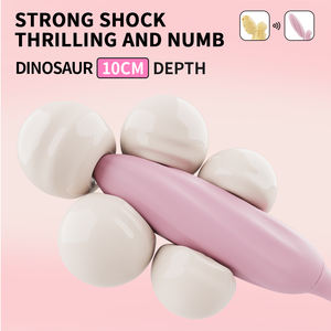 Fabrikpreis Kleiner Dinosaurier Vibrator Weibliches Sexspielzeug 12 Modi Saugend Zungenleckend Vibrierend USB-Aufladung G-Punkt-Stimulator - Product Image 5