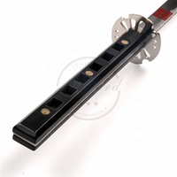 G.I.Joe Retaliation Full Tang Snake Eyes Samurai Katana Espada Réplica