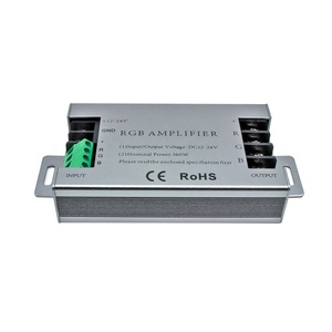 GLS-AMF-CX hot chất lượng cao DC12-24V 360 Wát nhôm trường hợp <span class=keywords><strong>RGB</strong></span> khuếch đại 10A 3 kênh điều khiển cho LED Strip chiếu sáng giáng sinh - Product Image 4