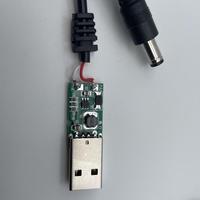 Cable USB de Alimentación con Aumento de Voltaje de 5V a 9V/12V y de 12V a 5V, con Conector DC de 5.5 x 2.1mm para Audio, Routers Inalámbricos y Altavoces