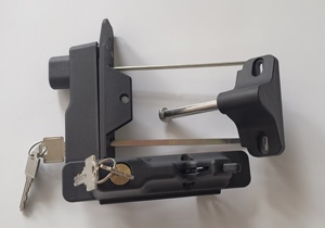 Nhiệm Vụ Nặng Nề Hai Mặt Có Thể Khóa Trọng Lực <span class=keywords><strong>Latch</strong></span> Thiết Kế Hiện Đại Thép Không Gỉ Sắt Cho Vinyl Gỗ Nhôm Cửa Màu Đen Cổng Chốt - Product Image 6