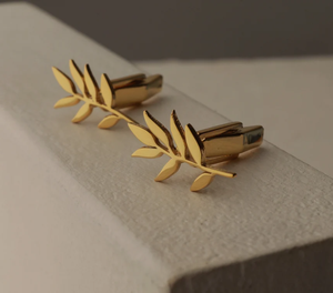 <span class=keywords><strong>Boutons</strong></span> <span class=keywords><strong>de</strong></span> <span class=keywords><strong>manchette</strong></span> personnalisés en acier inoxydable Inspire, branche d'olivier, pour marié, germe <span class=keywords><strong>argent</strong></span>é, <span class=keywords><strong>initiales</strong></span>, cadeau pour les garçons d'honneur, Noël - Product Image 2