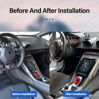 ACARDASH - Mise à niveau de l'autoradio multimédia Android 13 8,4 pouces avec Carplay DSP et navigation pour Lamborghini Huracan 2014-2018