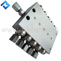 Vanne de distribution de graisse 14199640, Vanne de distribution de graisse 80629645, Distributeur progressif pour machine à pavage ABG/VGL