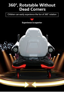 Voiture à bulles intérieure et extérieure pour enfants Drift Kart pour mini <span class=keywords><strong>parc</strong></span> d'attractions Manèges Siège de sécurité parent-enfant Jouet électrique à pédaler - Product Image 3