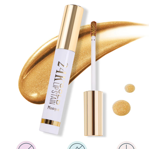 MLM Customized 24K Gold Strippable Lip Glaze Long Wear Waterproof Non-Transfer High Color Rendering Moisturizing Lip Cosmetics - Product Image 1