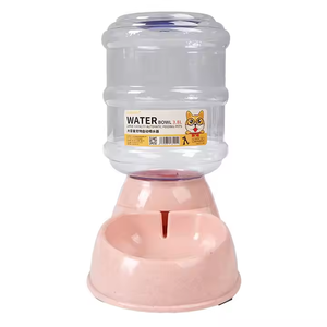 Grande capacité 3.8L mangeoire automatique pour animaux de compagnie stockage pratique eau et support de nourriture chat chien chiot bol d'eau potable - Product Image 3