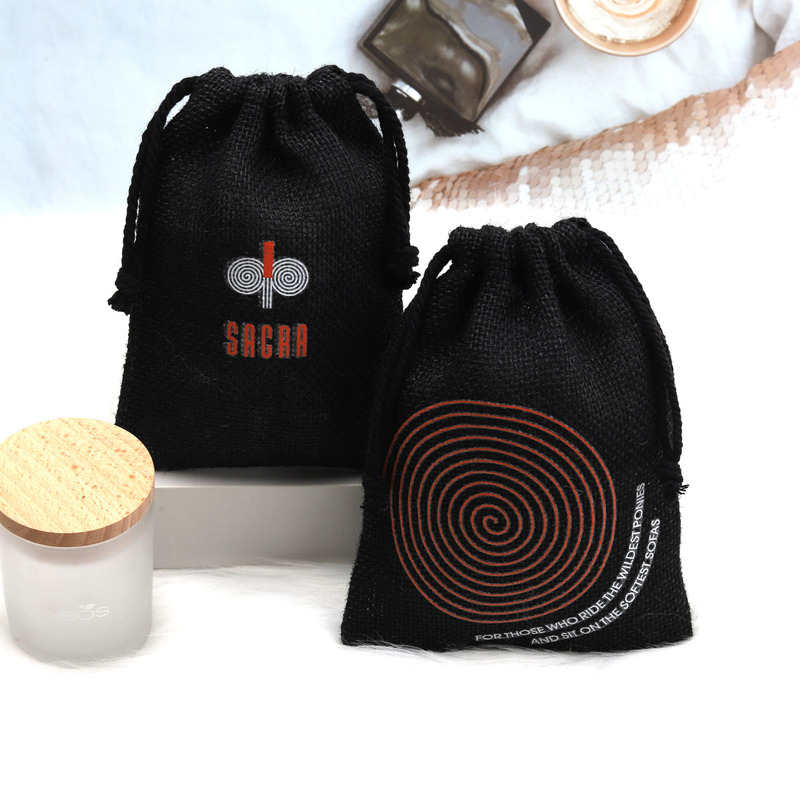 Jute Burlap Gift Pouch Jute Drawstring
