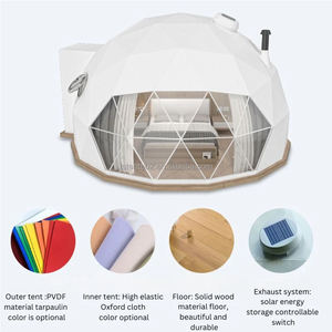 <span class=keywords><strong>Domo</strong></span> Geodésico de Lujo de Alta Calidad, <span class=keywords><strong>Domo</strong></span> de Acero y Aluminio de 6 m, Personalizado para Eventos, Prefabricado, de PVC, para Glamping - Product Image 3