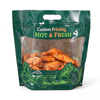 Sachet Doypack Personnalisé en PE de Qualité Alimentaire pour Poulet Rôti et Poulet Entier, Emballage Alimentaire Micro-ondable