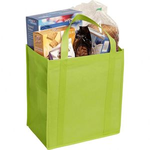 Sac fourre-tout en non-tissé personnalisé avec logo, réutilisable pour les courses au supermarché, idéal pour les cadeaux promotionnels lors des salons professionnels - Product Image 3