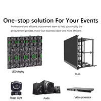 Pantalla LED para Exteriores HD P2.604 de Fábrica, Pantalla LED de 500*500 mm, Alquiler de Gabinete, Fácil Instalación, Paneles de Pantalla LED