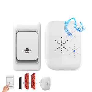 Sonnette de porte sans fil pour la maison, télécommande électronique ultra longue portée, bouton d'appel numérique sans fil pour enfants et personnes âgées - Product Image 1