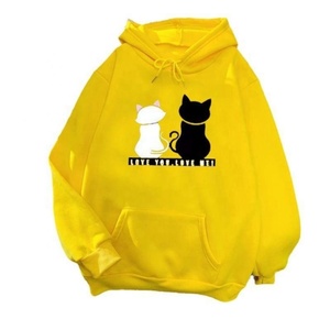 Felpe con Cappuccio <span class=keywords><strong>per</strong></span> Ragazze Carine all'Ingrosso, Felpe da Donna a Maniche Lunghe con Stampa di Gatti, Pullover - Product Image 6
